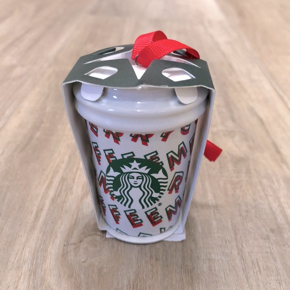 Ceramic Starbucks ornament